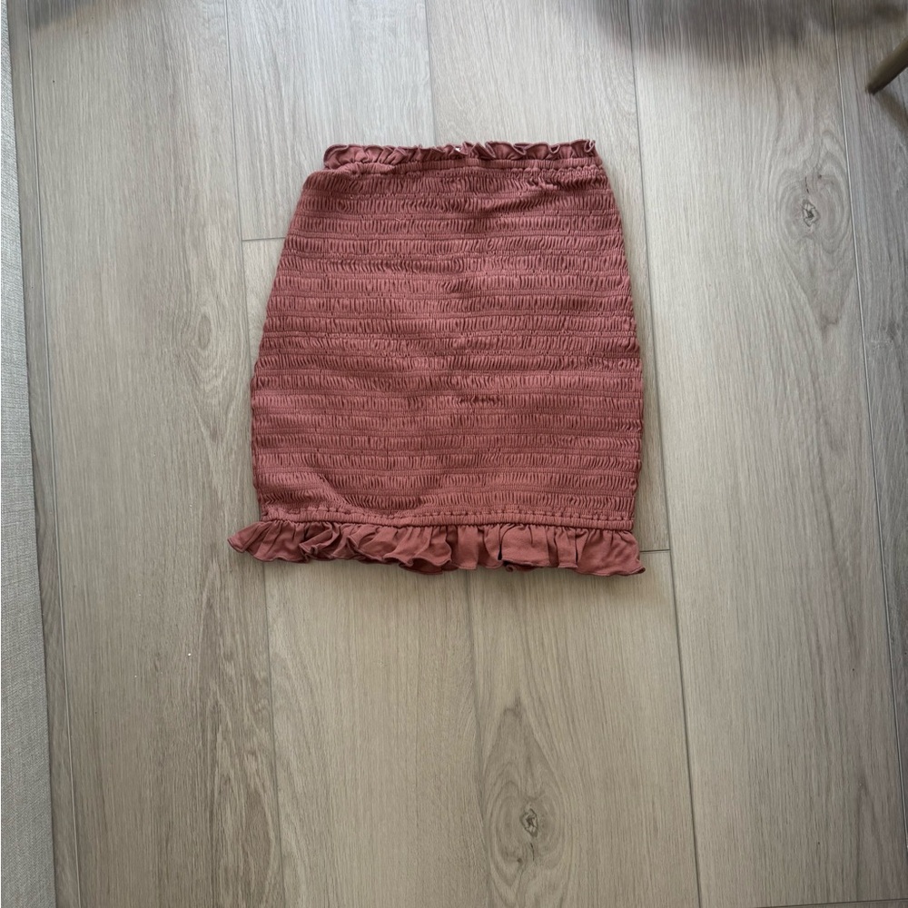 Body con pink mini skirt